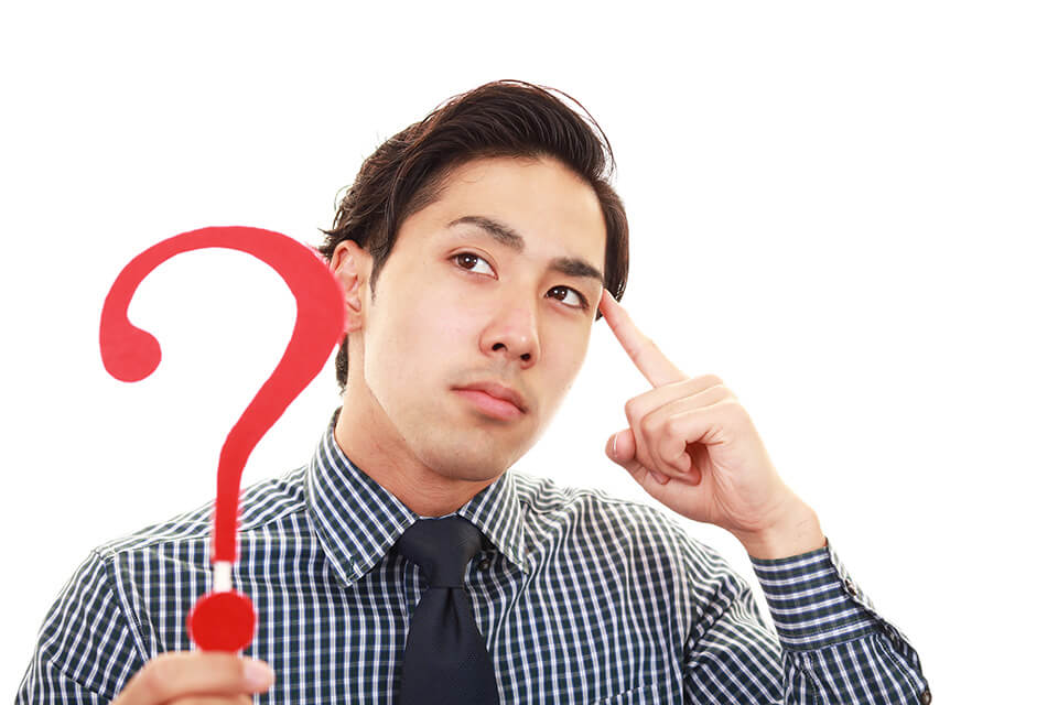 ?_疑問_男