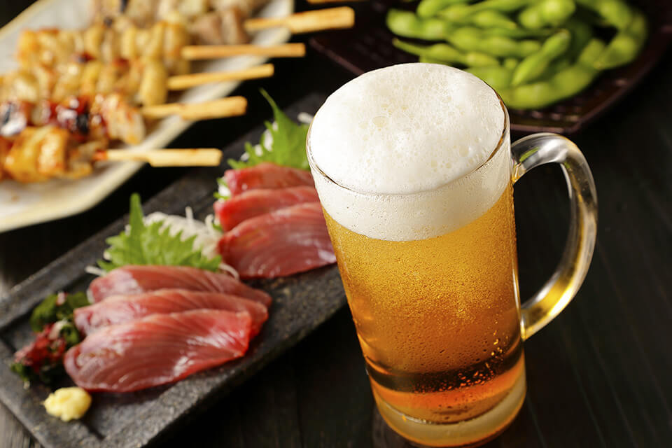 ビール_食べ物