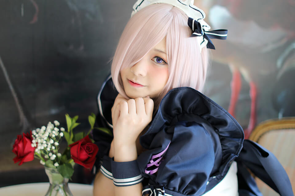 女_メイド_コスプレ