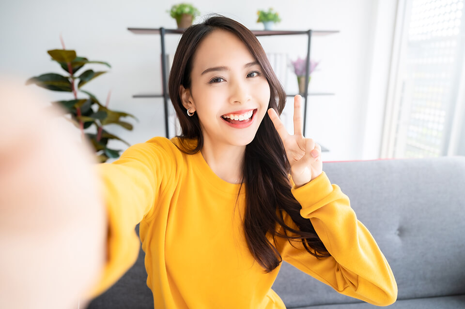 自撮り_女
