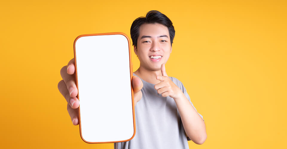 男_スマホ