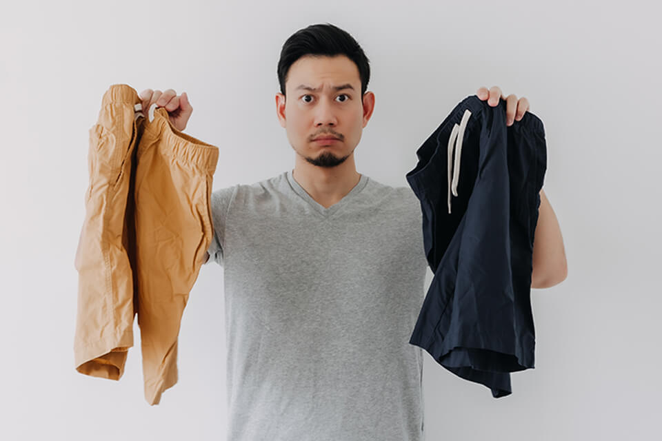 どちらかを選ぶ_服_男