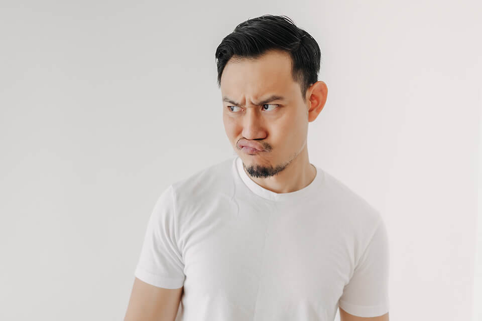 変な顔_男