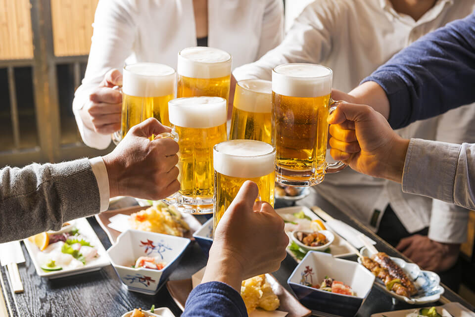 ビール_乾杯