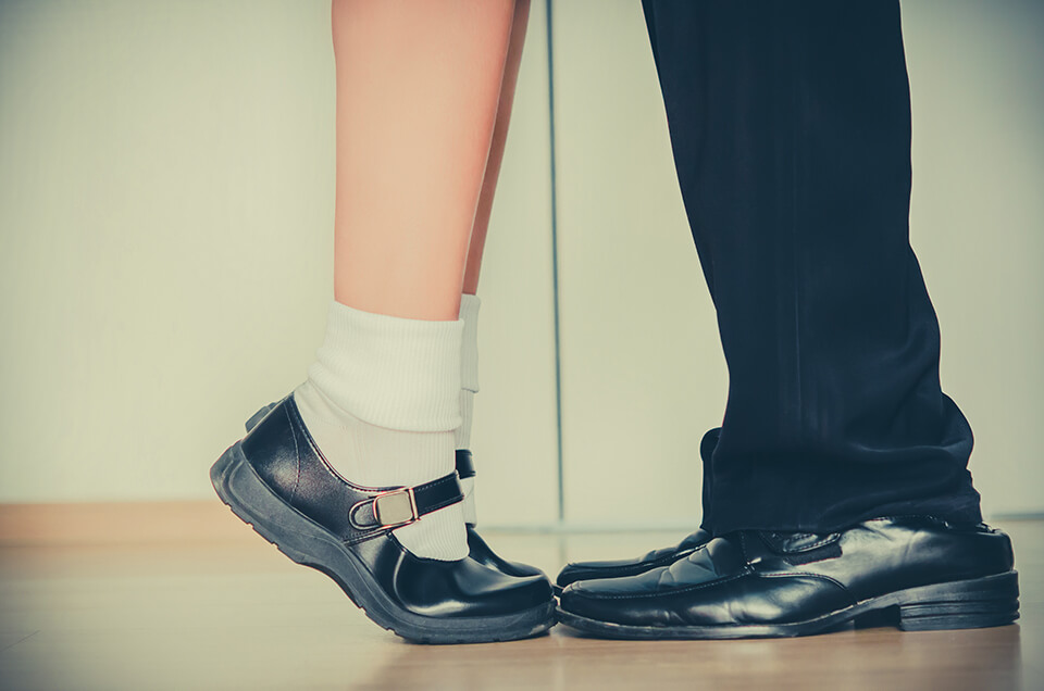 身長差_足_靴