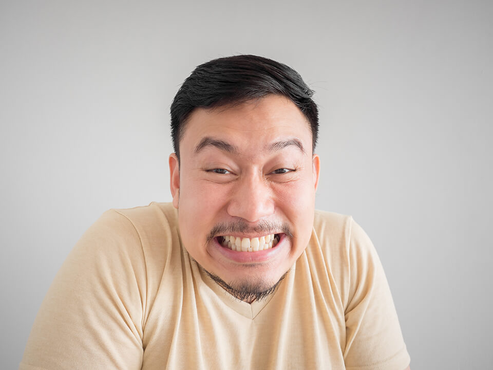 男_笑顔