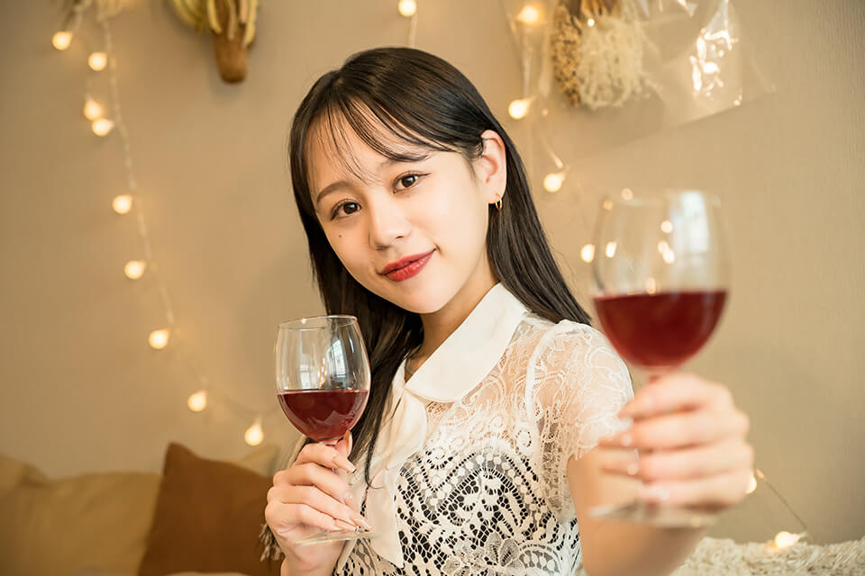 女_お酒