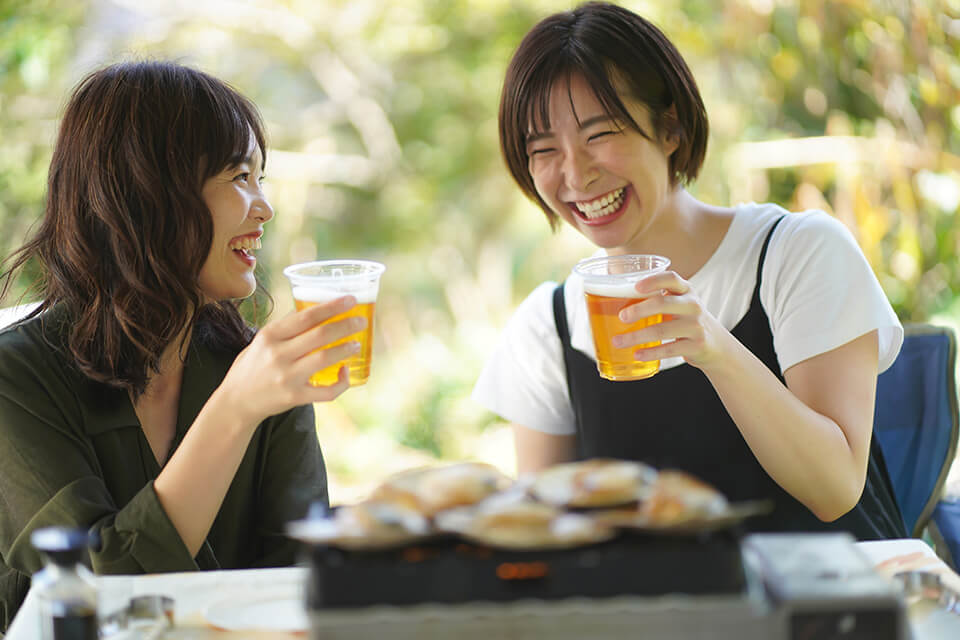 女_ビール