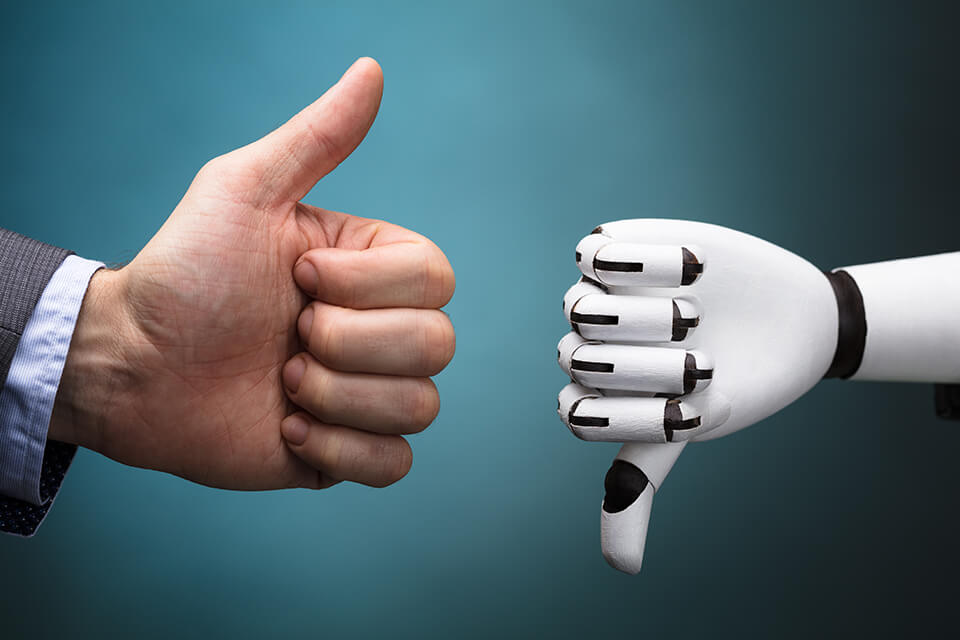 ロボット_人間_手