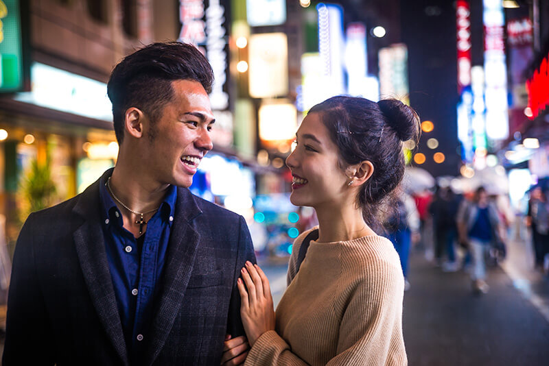男女_街
