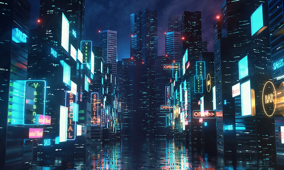 繁華街