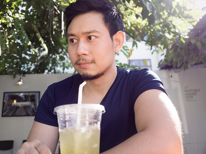 男_飲み物