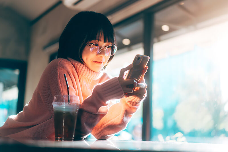 カフェ_女