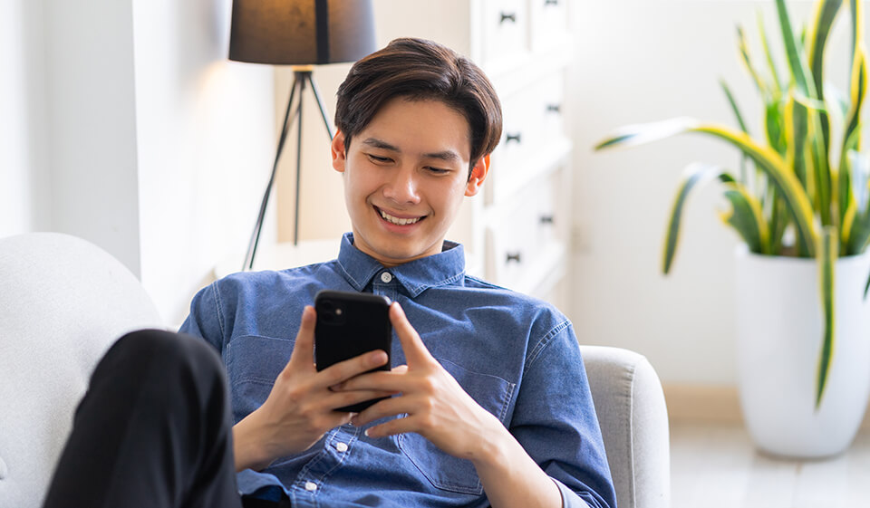 スマホ_男