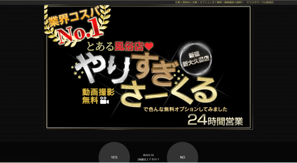 【新宿・新大久保・デリヘル】やりすぎサークル 新宿・新大久保店