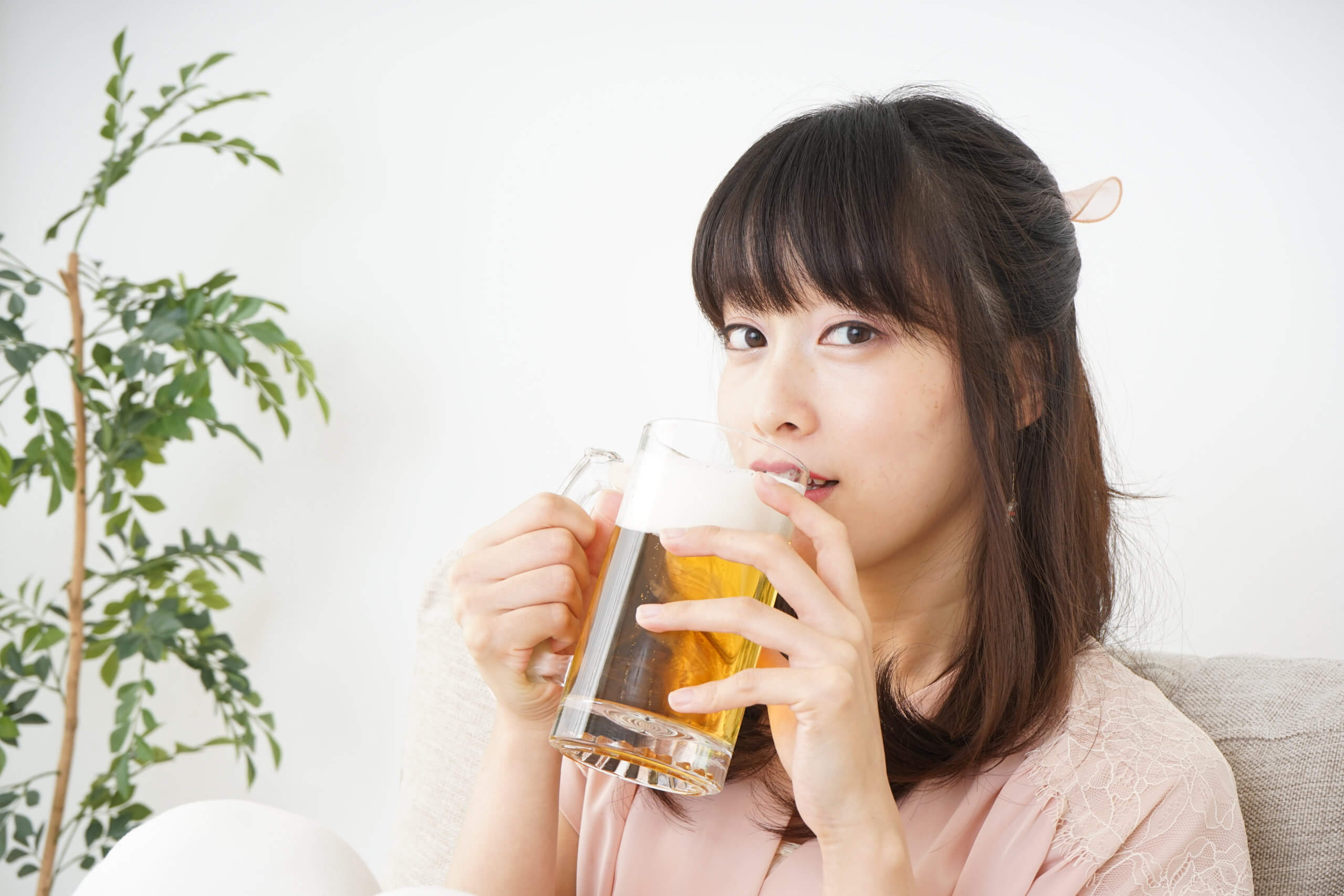 女_お酒