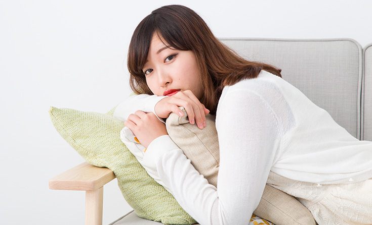 疲れた_女