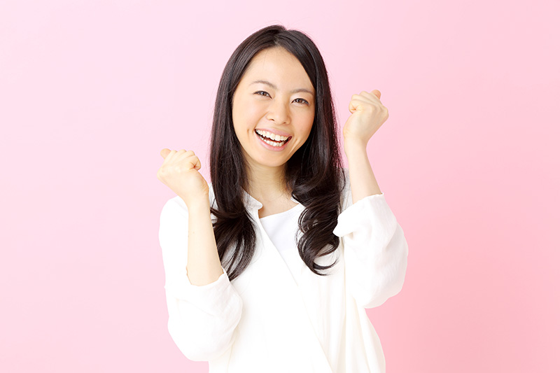 女_喜ぶ